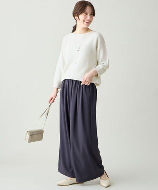 ANY L アクリルガーターニット シルバー（一部店舗限定色）