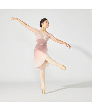 Chacott 【Nela ライン】巻きスカート ピンクグラデーション