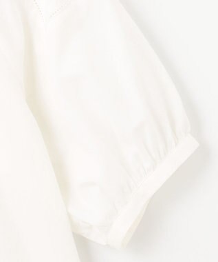 組曲 【WEB限定】ナチュラルローン フリルブラウス アイボリー系