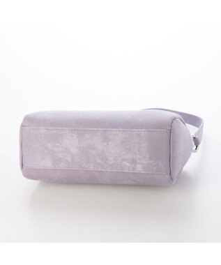 UNBILLION カシュカシュ cachecache / シルクサテン風合皮筒形ショルダー ラベンダー