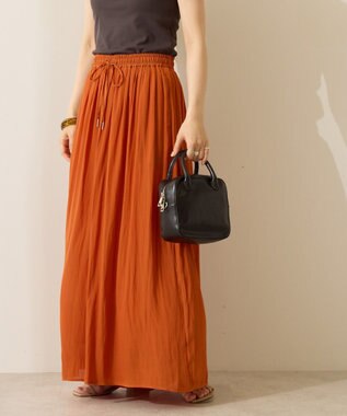 AMERICAN HOLIC 【選べる丈】接触冷感シフォンスカーチョ Terracotta