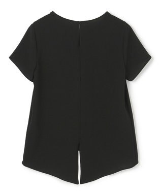 BEIGE， 【L-size】SHELBY / ハーフスリーブブラウス Black