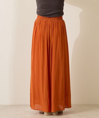 AMERICAN HOLIC 【選べる丈】接触冷感シフォンスカーチョ Terracotta