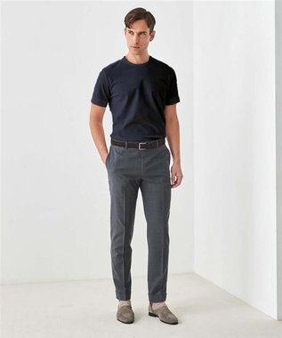 GOTAIRIKU 仕事で着られるTシャツ【サラサラ/よれにくい/透けにくい】キレイめ 鹿の子 ビズTシャツ 新色/ダークネイビー