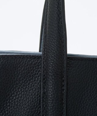 TOPKAPI 【Breath TOPKAPI】DUAL デュアル シュリンクレザー バイカラー トートバッグ チャーム付き ブラック