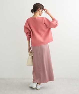 Green Parks ロゴラメニットプルオーバー Pink