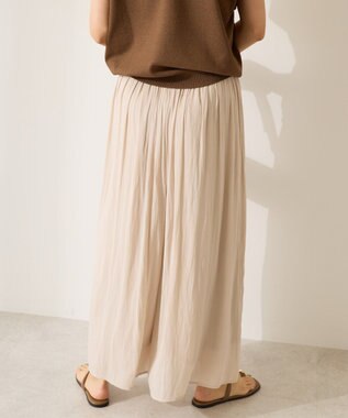 AMERICAN HOLIC 【選べる丈】接触冷感シフォンスカーチョ Light Beige