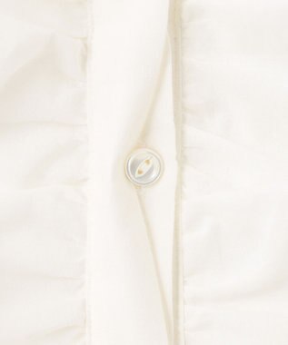 組曲 【WEB限定】ナチュラルローン フリルブラウス アイボリー系