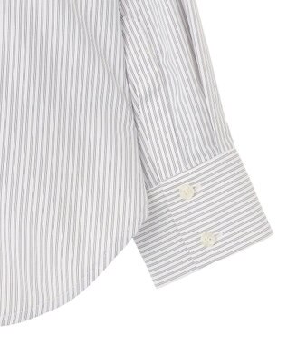 AMERICAN HOLIC 【イージーケア】ストライプVネックシャツ Off White