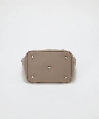 TOPKAPI 【Breath TOPKAPI】DUAL デュアル シュリンクレザー バイカラー トートバッグ チャーム付き グレージュ