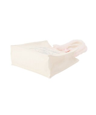 Maison de FLEUR チュールハンドルローズスクエアトートバッグ Pink