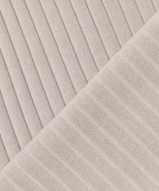 自由区 S 【アンサンブル対応・洗える】ハイツイストコットンアセテートフレンチスリーブ ニット ベージュ