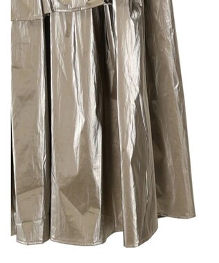 Green Parks ・ＥＬＥＮＣＡＲＥ　ＤＵＥ　メタリックティアードスカート Gold