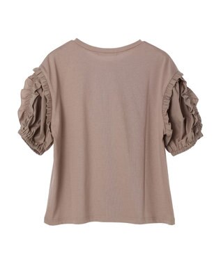 Green Parks ・ＥＬＥＮＣＡＲＥ　ＤＵＥ　ラッフルパフＴＥＥ Gray Beige