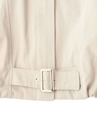 CRAFT STANDARD BOUTIQUE ジップアップミリタリージャケット Ecru