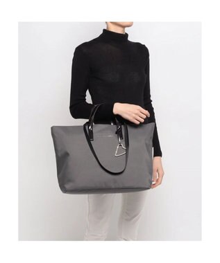 LANVIN en Bleu マルク 2wayトートバッグ（大） ダークグレー