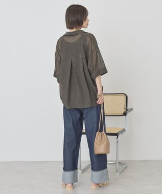 AMERICAN HOLIC ミドルオンスロールアップデニムパンツ One Wash