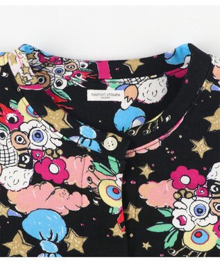 tsumori chisato SLEEP ツモリチサト ネグリジェ 綿100%(本体) あったか 長袖 ルームウェア レディース UNW407 /ワコール ブラック