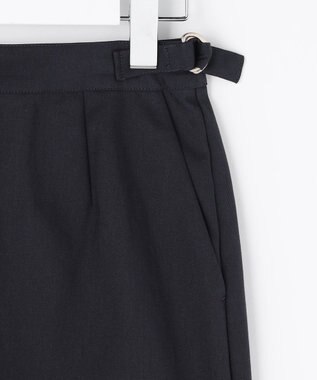 J.PRESS LADIES S TCリネン ドライツイル ナロー スカート ネイビー系