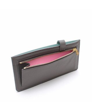 A.D.M.J. 【牛革】Newモーツァルト /スパニッシュレザースリムウォレット セメント