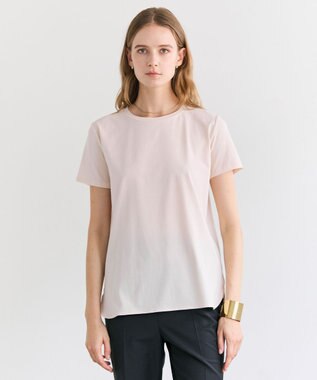 BEIGE， BROIS / コットンストレッチシャツテールTシャツ