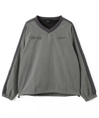 WEGO ミリタリーVネックラインプルオーバー カーキ