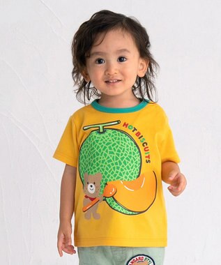 MIKI HOUSE HOT BISCUITS 【80-120cm】 フルーツモチーフ 半袖Tシャツ