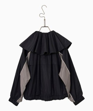 FORFORMO Ruffle Collar Blouson ラッフルカラーブルゾン グレー