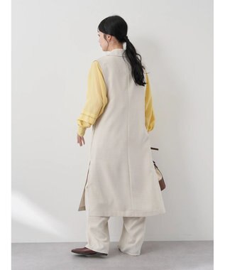 earth music&ecology ロングジレ Beige