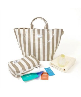 ROOTOTE 3532【ルートート】WR.ポーチ.ラミネート-W 04：グレー・ホワイト