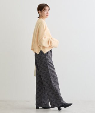 Green Parks ・Ｐｅｔｉｔ　Ｆｌｅｕｒ　ブークレワイドニット Yellow