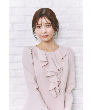 TOCCA 【洗える・消臭】FRILL BLOOM ドレス ピンク系