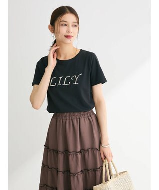 Green Parks ・swing by パールロゴTEE Black