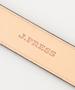 J.PRESS MEN フレンチカーフレザー ベルト ダークブラウン系