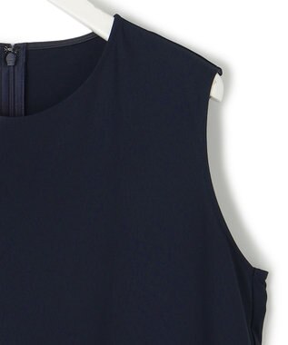 ICB L 【接触冷感・UVカット・洗える】アトラストリコット コンビドレス ネイビー×ラピスラズリ系