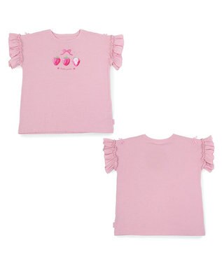 Mother garden マザーガーデン フリル袖 Ｔシャツ Ｍ/L サイズ 100～120cm 120～140cm 《ユニコーン/野いちご》 野いちご
