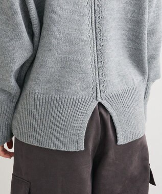 Green Parks こなれ主役ニットプルオーバー Gray