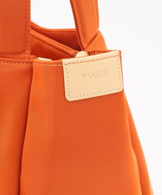 Y'SACCS 【大人のおしゃれ手帖11月号掲載】本上まなみ×Y'SACCS ナイロンボンディングトート オレンジ