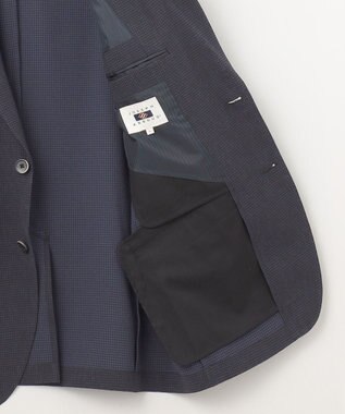 JOSEPH ABBOUD 【驚きの多機能】ドライサッカー ジャケット ネイビー系7