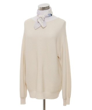 MOONBAT フルラ (FURLA) コットンプチスカーフ 50cm×50cm グレー