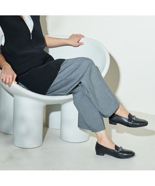 ing <ing>【WEB限定】モカシンビットローファー ブラック