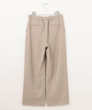 J.PRESS LADIES クラシカル ヘリンボーン セミワイド パンツ ベージュ系