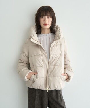 YECCA VECCA カチオンジャージーブルゾン Gray Beige