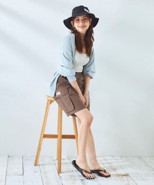 OP／FILA 【Ocean Pacific×ハローキティ】サーフハット ブラック