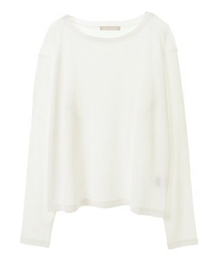 Green Parks ＳＥＴ２点２ｗａｙシャーリングニット＋インナー Off White