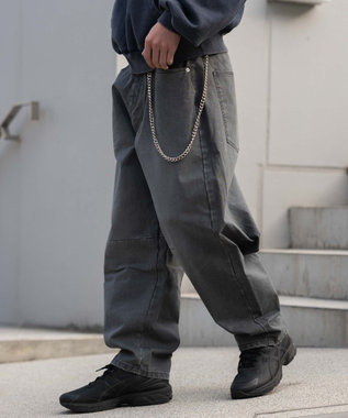 WEGO チェーン付きバルーンパンツ スミクロ