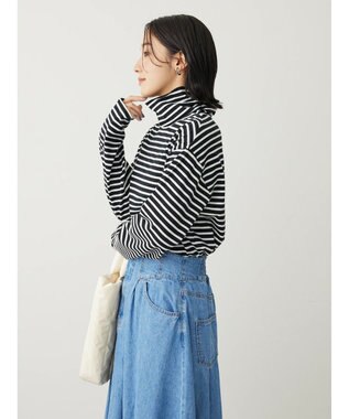 Green Parks タートルボーダーカットプルオーバー Black