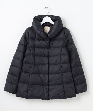 自由区 【XSサイズ～/洗える】ブライトダウン ミドル丈ダウンコート ネイビー系5
