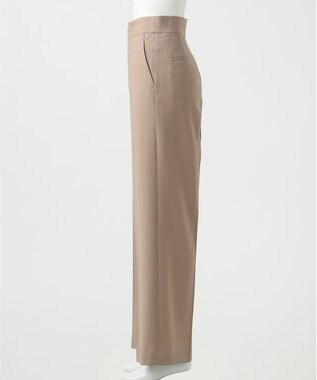 23区 L 【R(アール)】ウールトロストレッチ ワイドパンツ ベージュ系