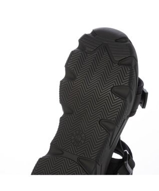 MODE ET JACOMO <noyau>トリプルベルクロ厚底スポーツサンダル ブラック